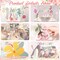 3 Pcs Wildflower Birthday Party Decorations – Floral Garland & “Happy Birthday” Banner for Spring, Boho Hanging Décor for Women